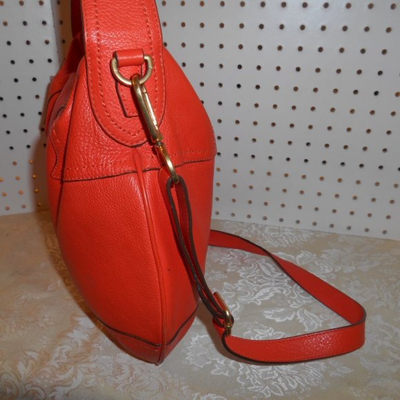 TORY BURCH AMALIE LGE ORA LEATHER CROSSBDY HANDBAG - Picture 4 of 7